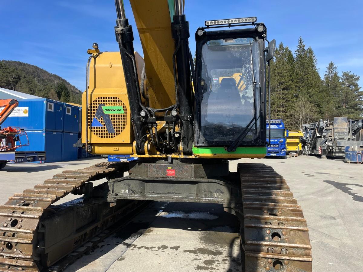 2021 CAT 352 Beltegraver, diesel-elektrisk, Hk feste, graveskuffe