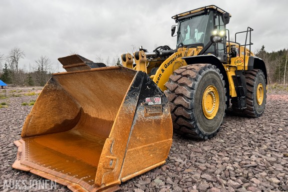 2025 Caterpillar 980XE hjullaster - KUN 341 TIMER – Meget pen maskin – Stor skuffe – 3. funksjon