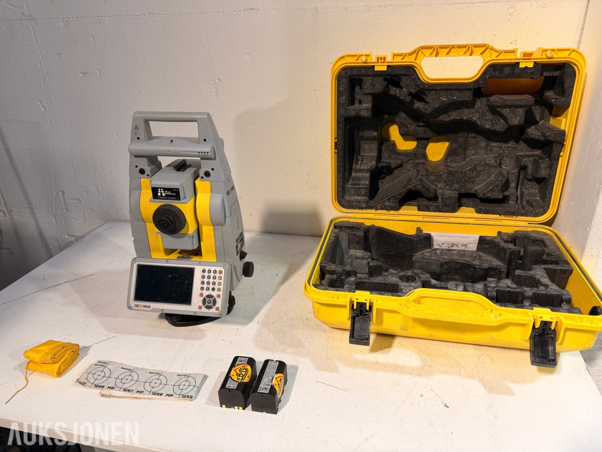 2023 GeoMax Zoom95 totalstasjon med ZRT82 og tilbehør