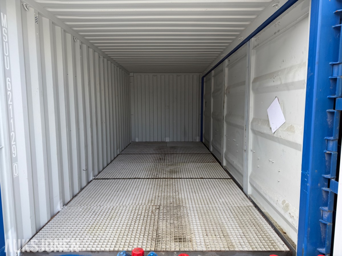 2022 20 fots container med sideåpning og ristgulv