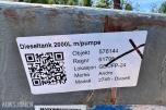 2015 KNSB 31A Dieseltank 2000L - Ca 500L diesel