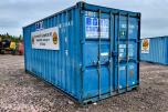 2010 20 fots Container med rørdeler, PE-rør, pumpe og monteringsutstyr