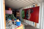 2010 20 fots Container med rørdeler, PE-rør, pumpe og monteringsutstyr