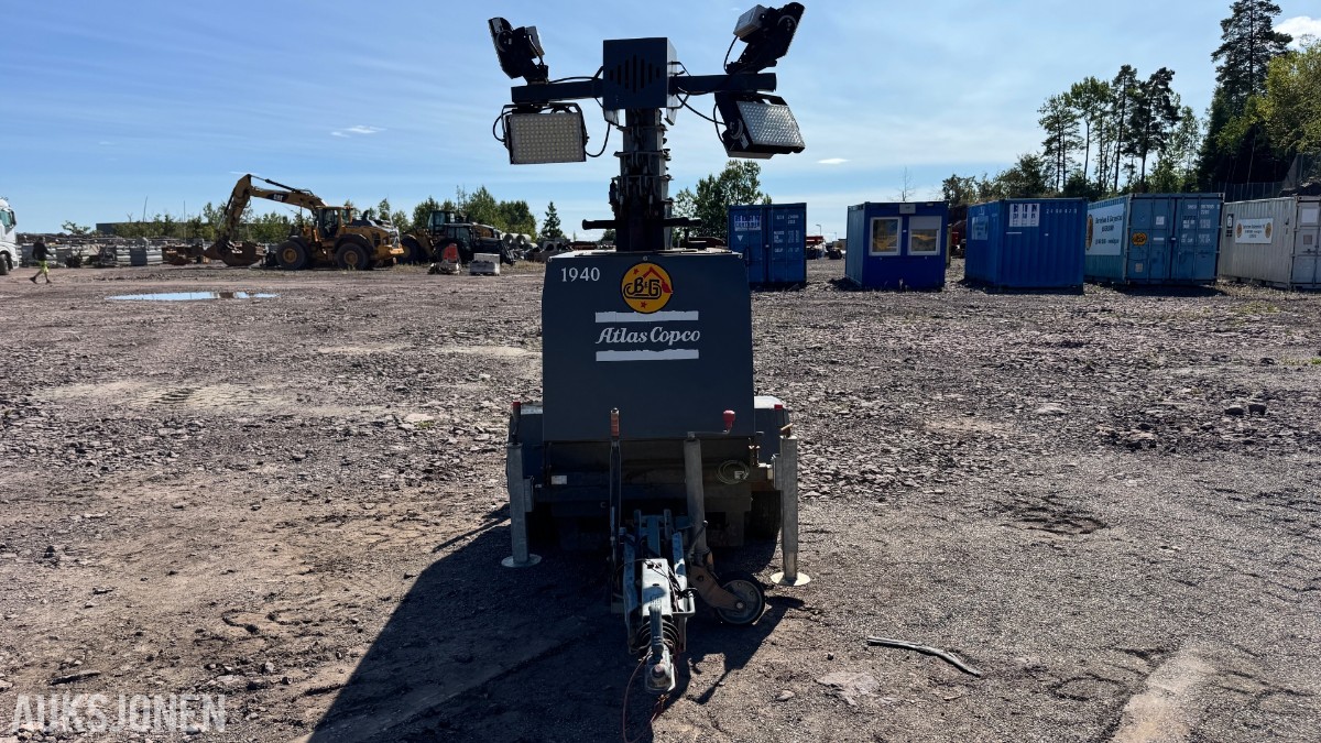 2015 Atlas Copco QLT H50 mobilt LED-lystårn / lysmast