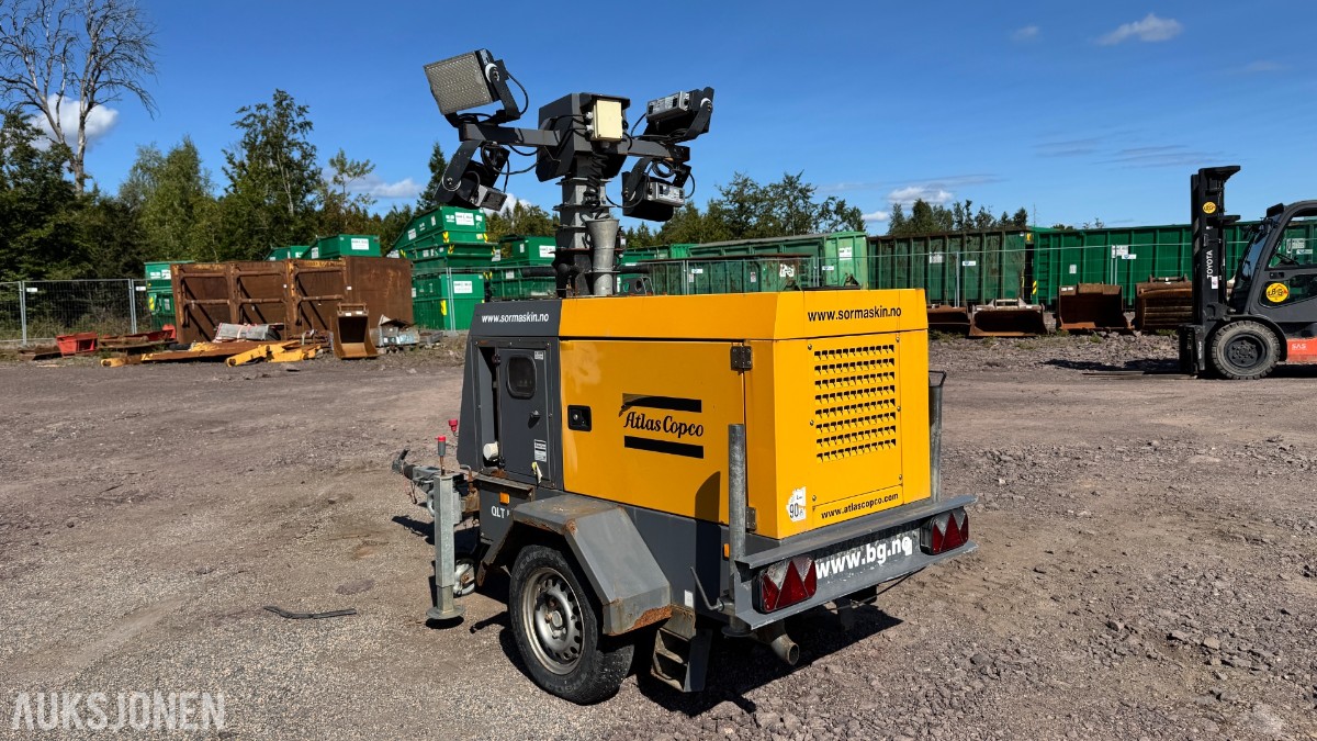 2015 Atlas Copco QLT H50 mobilt LED-lystårn / lysmast