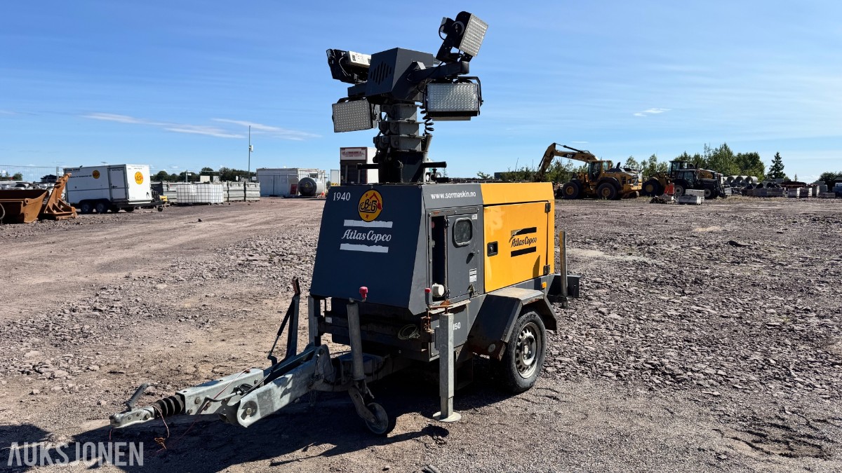 2015 Atlas Copco QLT H50 mobilt LED-lystårn / lysmast