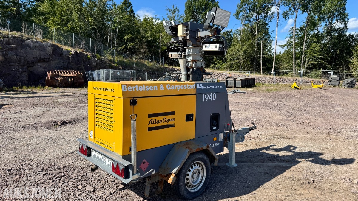 2015 Atlas Copco QLT H50 mobilt LED-lystårn / lysmast