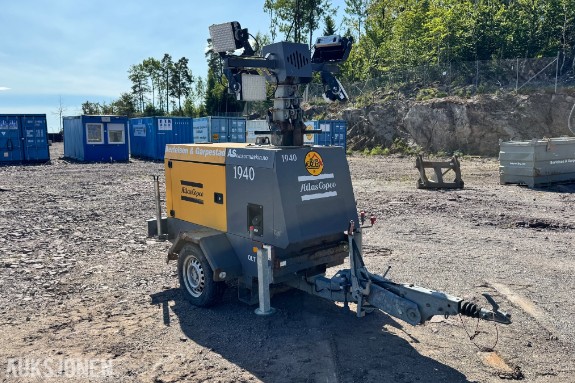2015 Atlas Copco QLT H50 mobilt LED-lystårn / lysmast