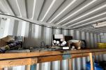 2015 20 fots verkstedcontainer med innredning og utstyr