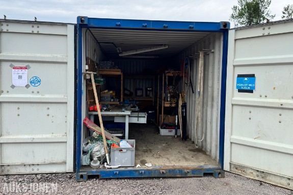 2015 20 fots verkstedcontainer med innredning og utstyr