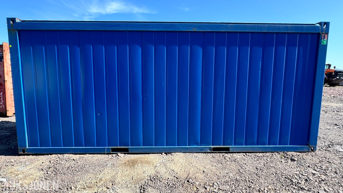 20 fots mannskapscontainer / brakkecontainer med 230V elektrisk anlegg