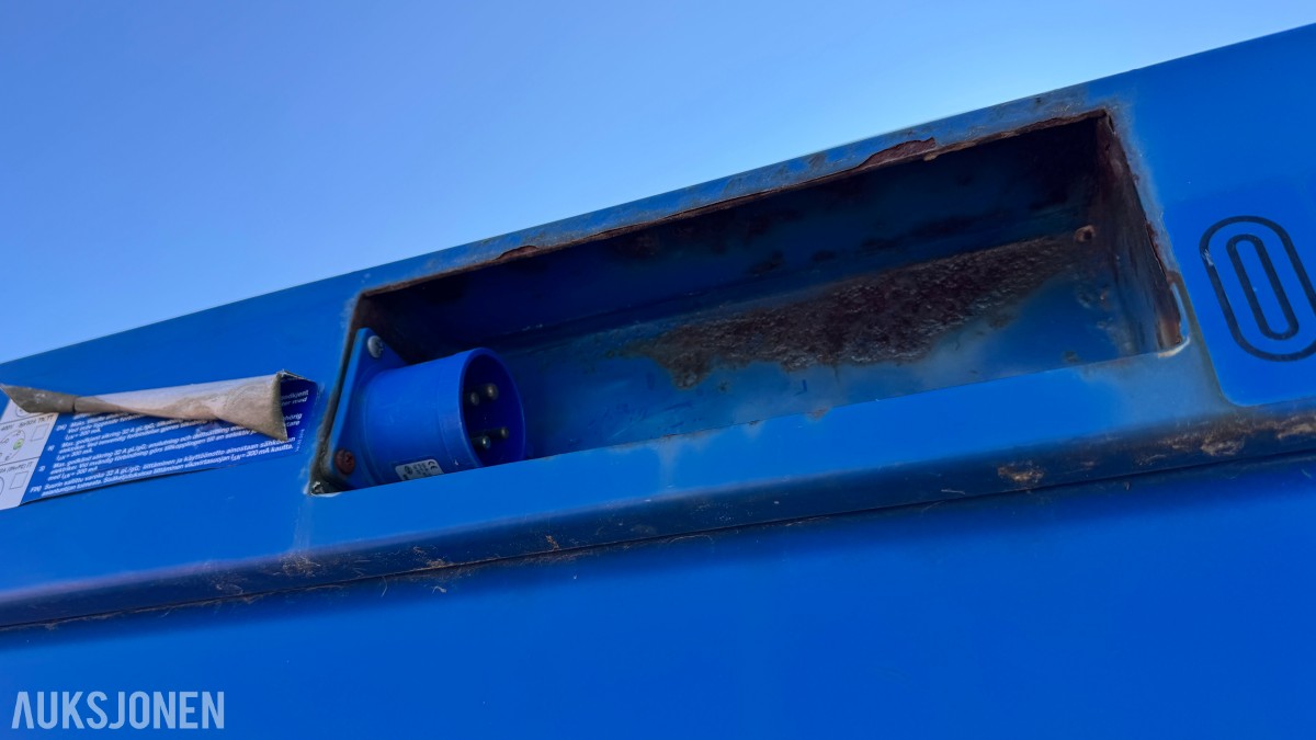 20 fots mannskapscontainer / brakkecontainer med 230V elektrisk anlegg