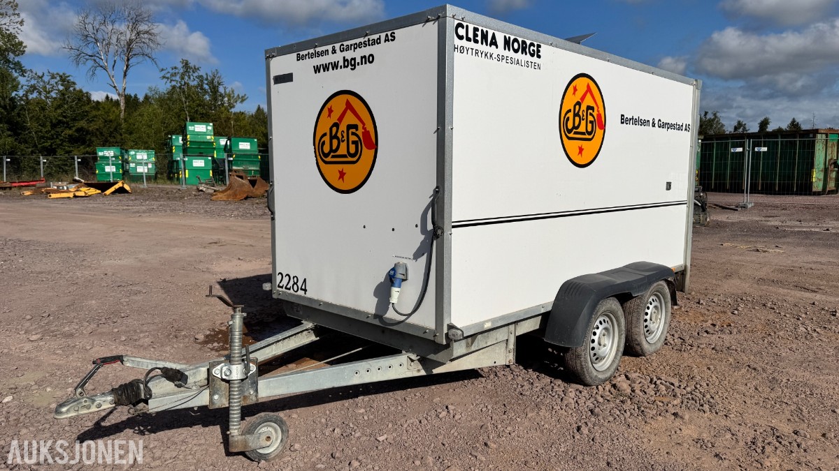 2021 CLENA HD 300-27 mobilt høytrykks-/varmtvannsanlegg – 300 bar / 27 l/min