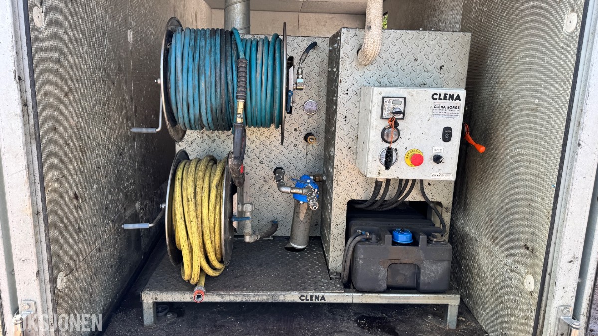 2021 CLENA HD 300-27 mobilt høytrykks-/varmtvannsanlegg – 300 bar / 27 l/min