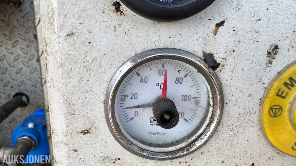 2021 CLENA HD 300-27 mobilt høytrykks-/varmtvannsanlegg – 300 bar / 27 l/min