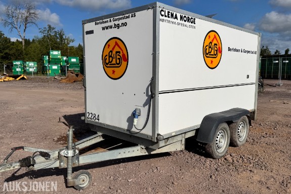 2021 CLENA HD 300-27 mobilt høytrykks-/varmtvannsanlegg – 300 bar / 27 l/min