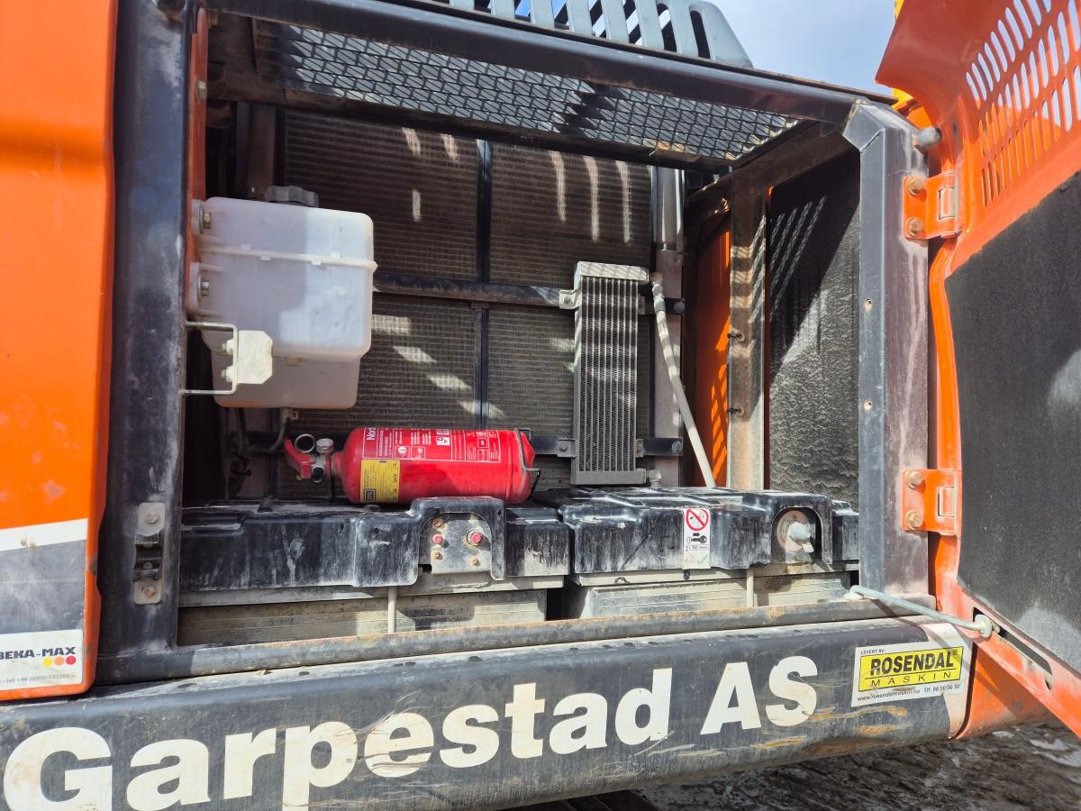 2018 Doosan DX380LC-5. GPS, sentralsmøring, to-kam plater