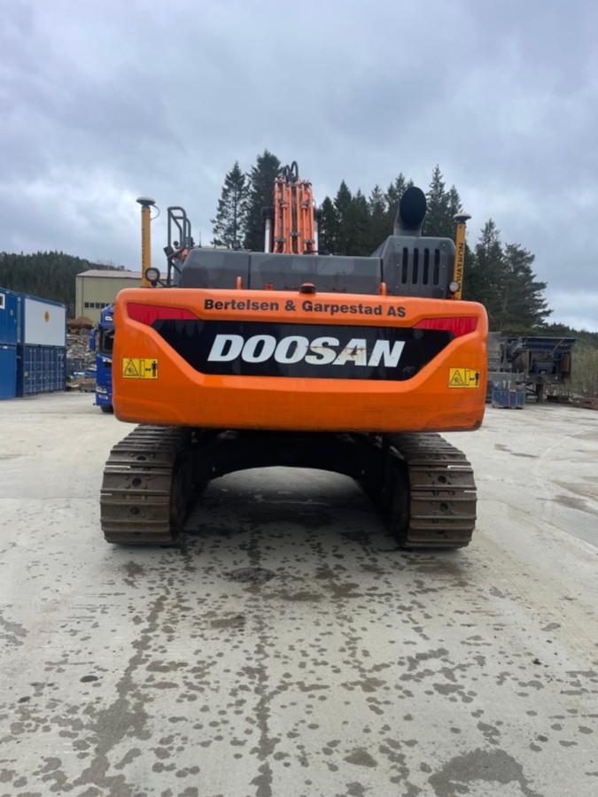 2018 Doosan DX380LC-5. GPS, sentralsmøring, to-kam plater