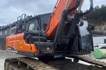 2018 Doosan DX380LC-5. GPS, sentralsmøring, to-kam plater