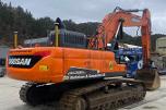 2018 Doosan DX380LC-5. GPS, sentralsmøring, to-kam plater