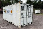2016 20 fots container med rørdeler, koblinger og VA-materiell