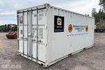 2016 20 fots container med rørdeler, koblinger og VA-materiell