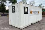 2016 20 fots container med rørdeler, koblinger og VA-materiell