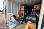 2016 20 fots container med rørdeler, koblinger og VA-materiell