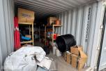 2016 20 fots container med rørdeler, koblinger og VA-materiell