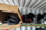 2016 20 fots container med rørdeler, koblinger og VA-materiell