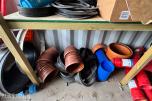 2016 20 fots container med rørdeler, koblinger og VA-materiell