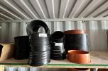 2016 20 fots container med rørdeler, koblinger og VA-materiell