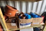 2016 20 fots container med rørdeler, koblinger og VA-materiell