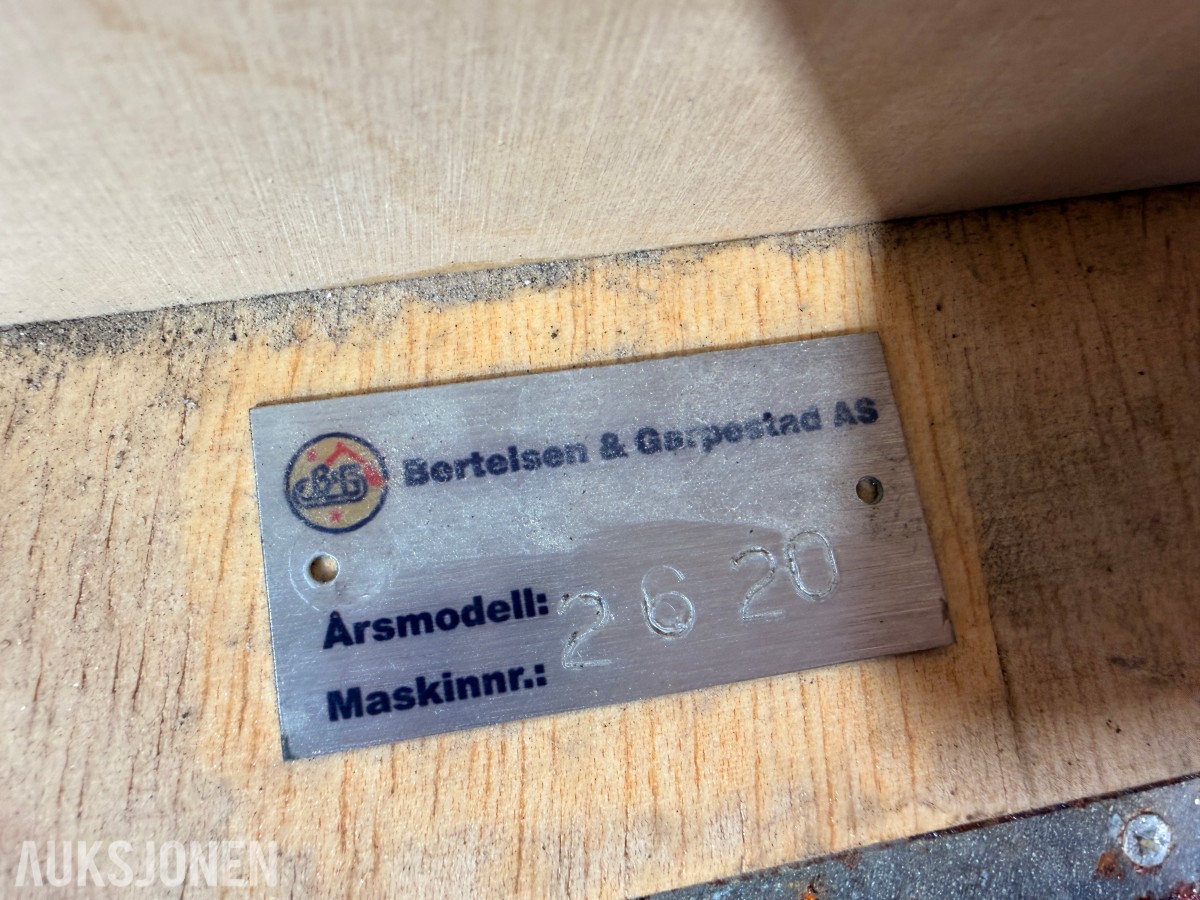 2020 HMP PDG statisk platelastprøver med LUKAS hydraulikksystem