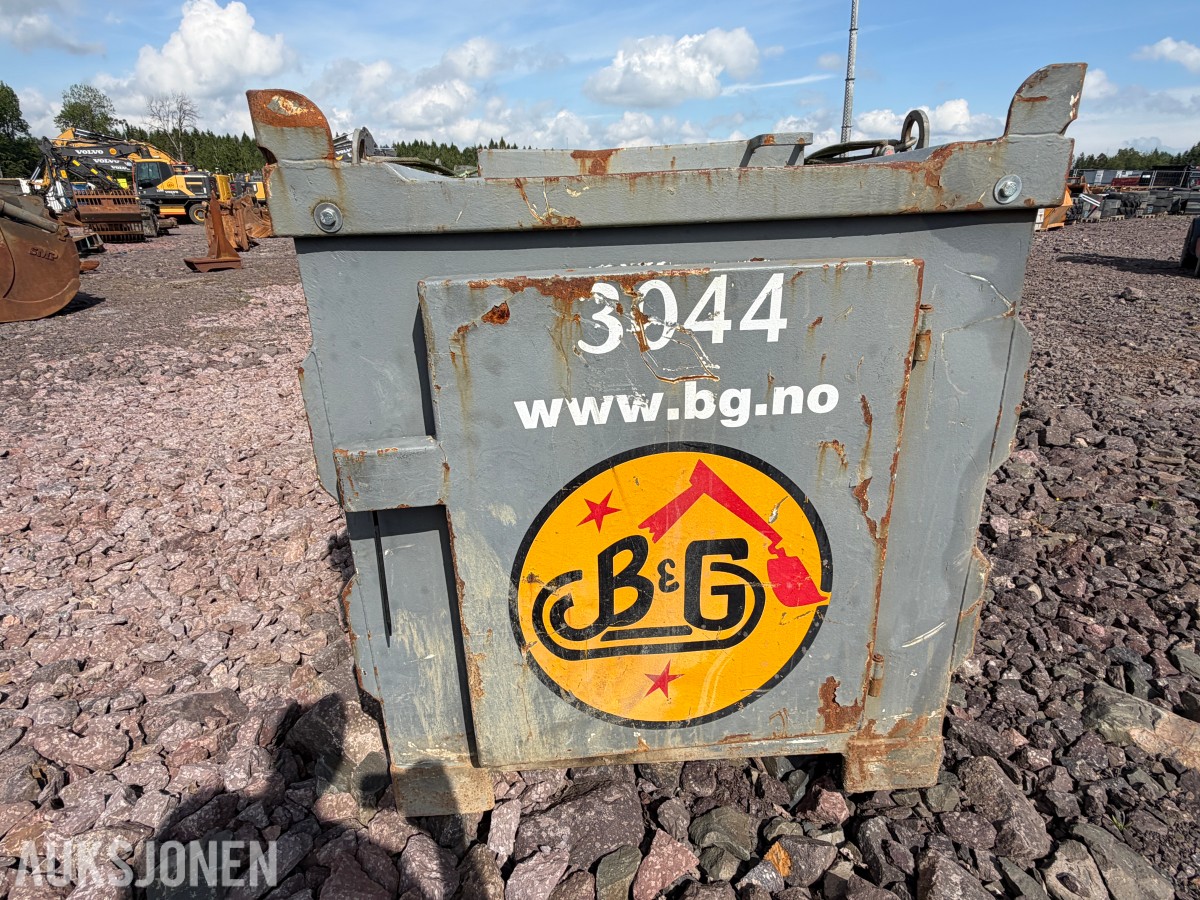 ADR-godkjent dieseltank – 1000 liter - ca. 50% innhold