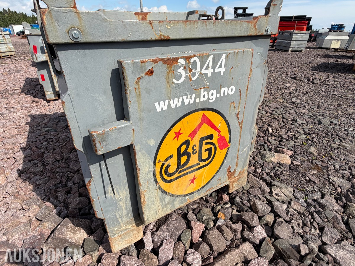 ADR-godkjent dieseltank – 1000 liter - ca. 50% innhold