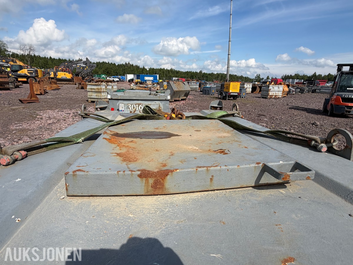 ADR-godkjent dieseltank – 1000 liter - ca. 50% innhold