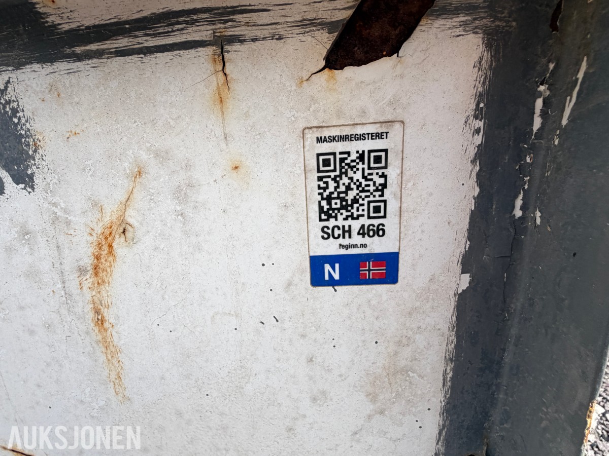 ADR-godkjent dieseltank – 1000 liter - ca. 50% innhold