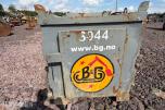 ADR-godkjent dieseltank – 1000 liter - ca. 50% innhold