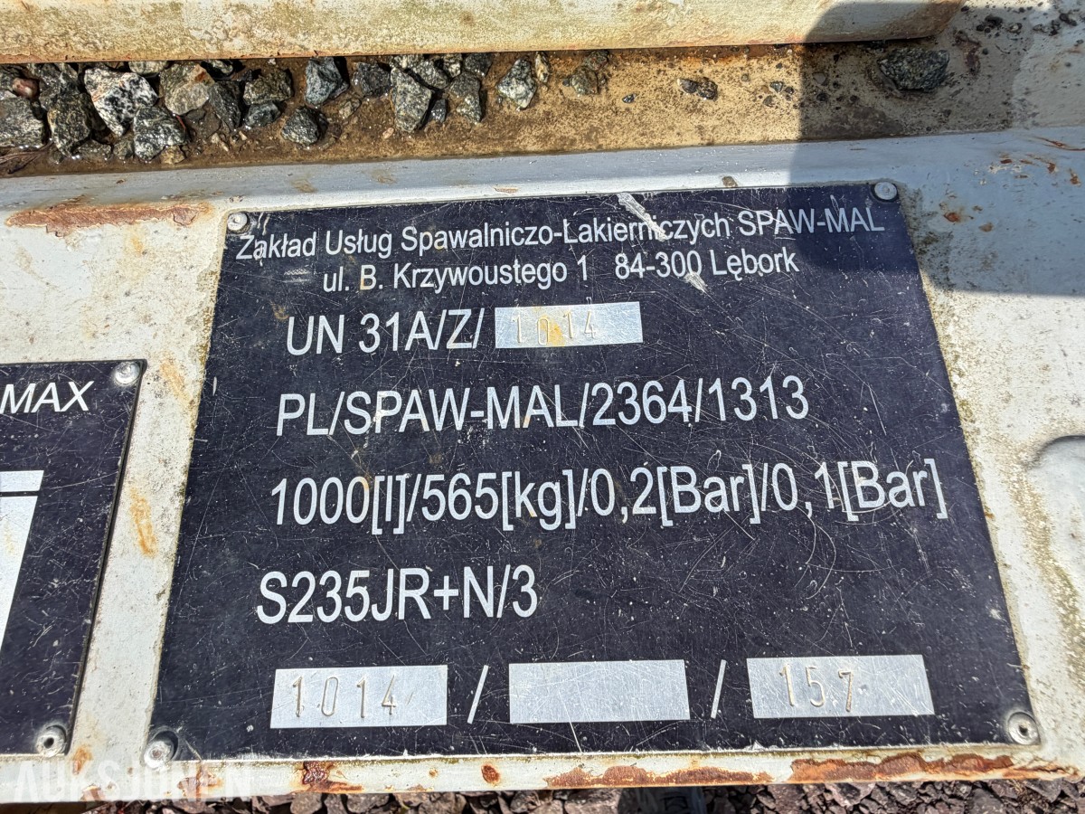 2014 Dieseltank 1000 liter – SPAW-MAL