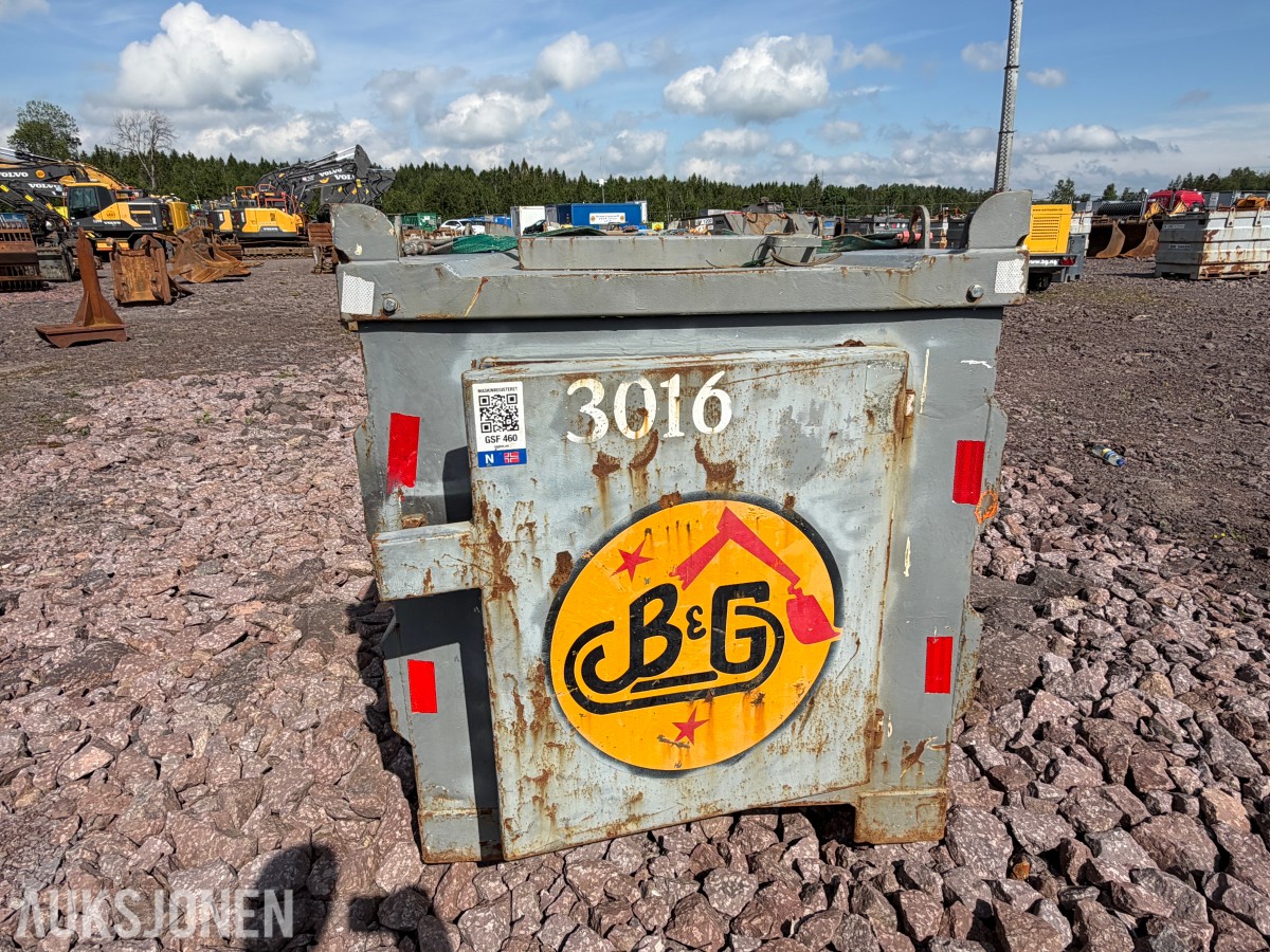 Dieseltank 1000L – ADR-godkjent transporttank