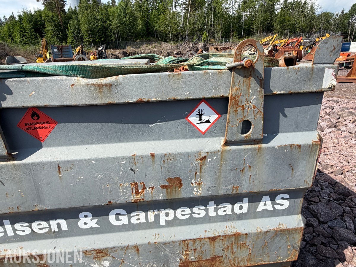 Dieseltank 1000L – ADR-godkjent transporttank