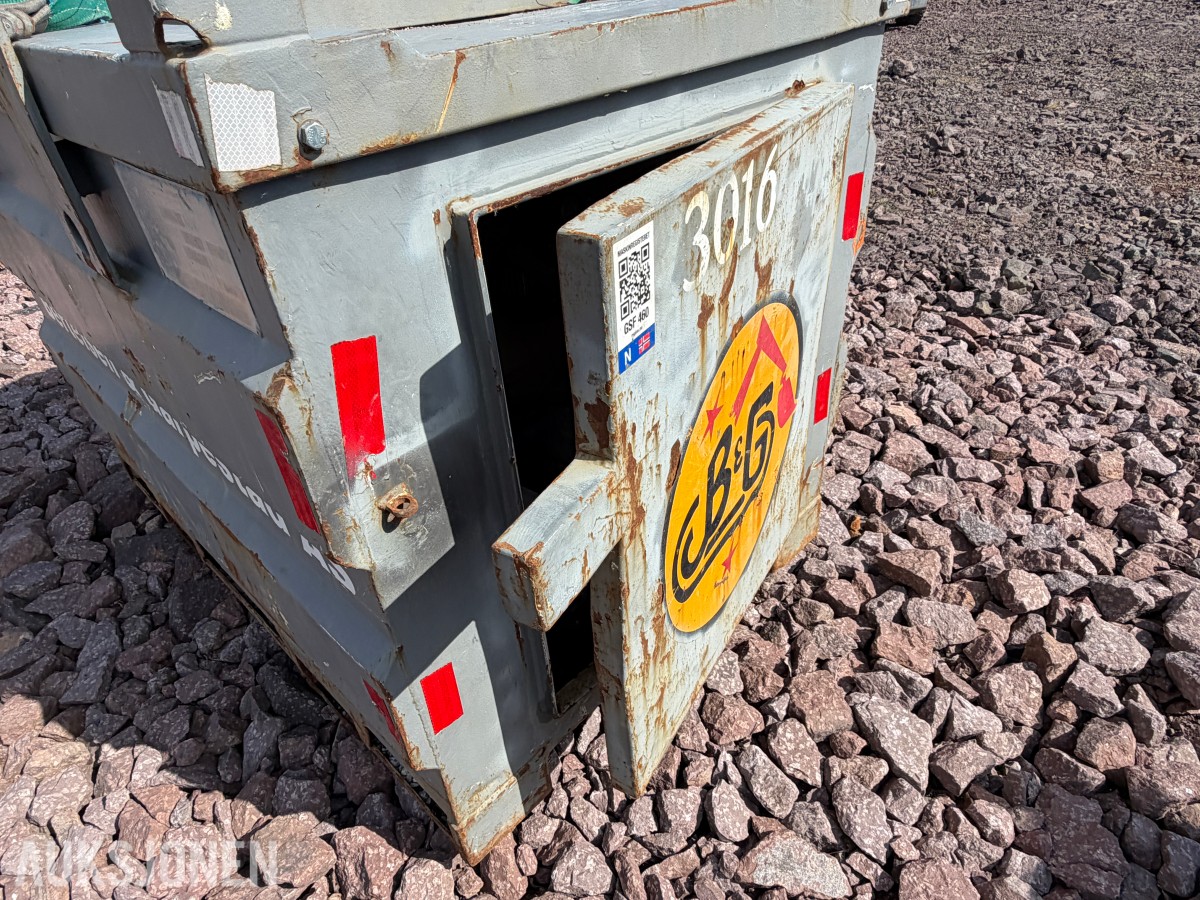 Dieseltank 1000L – ADR-godkjent transporttank