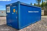 20 FOT sanitærcontainer 20 fot – med dusj, toalett og vaskesone