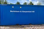 20 FOT sanitærcontainer 20 fot – med dusj, toalett og vaskesone