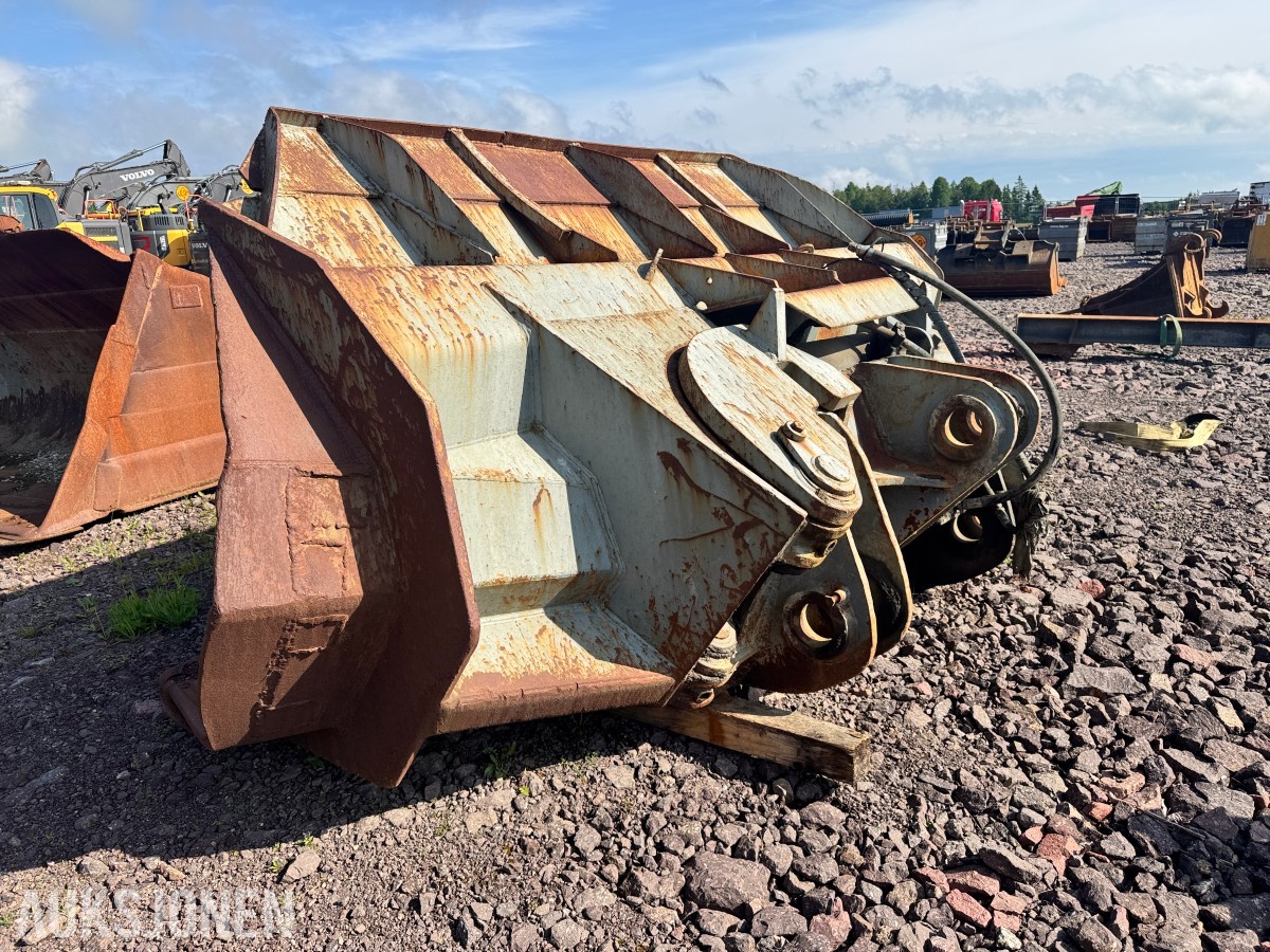 Sidetippende skuffe til hjullaster - 3700 mm