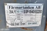 Farmartanken 1500L ADR-godkjent dieseltank