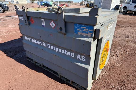 ADR dieseltank 1000L – dobbelvegget 'KN TANKEN' / KNSB – mobil og godkjent løsning
