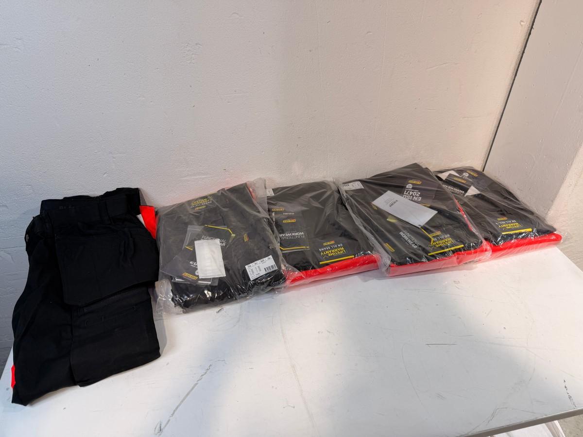 5 stk Blåkläder 1558 High Vis arbeidsbukser – C50
