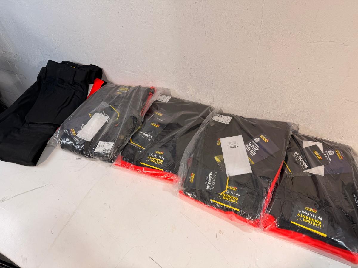 5 stk Blåkläder 1558 High Vis arbeidsbukser – C50
